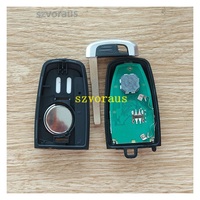 Clé de voiture à distance intelligente de haute qualité pour carte à puce Ford 5 boutons avec clé non coupée 434 mhz ID49 puce Szvoraus vente en gros