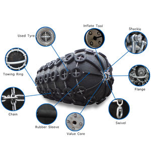 Ailes en caoutchouc marin 50 Kpa vendues en usine accessoires de bateau pneumatiques flottants pour jetée et navire en caoutchouc naturel - Product Image 4