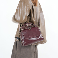 Sac à bandoulière souple vintage pour femme, collection Hiver 2026, personnalisable en usine, idéal pour les sorties quotidiennes et du week-end