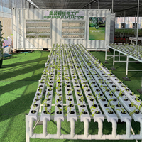 Système hydroponique horizontal NFT de haute productivité Starfarm, canal de culture galvanisé + PVC-U pour la culture des légumes