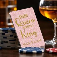 Cartes à jouer personnalisées pour mariage, faible quantité minimale de commande, cartes de poker personnalisées avec photo et texte pour souvenirs et cadeaux de mariage