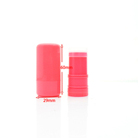 Tubes vides pour mascara cosmétique de style asiatique du Sud-Est, double usage lèvres et joues, en plastique ABS, impression sérigraphique, 5 ml, logo personnalisé, diamètre 29 mm