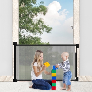 Barrière de sécurité <span class=keywords><strong>extensible</strong></span> en maille approuvée EN1930 pour la protection des bébés et des animaux domestiques, adaptée aux tout-petits de 6 à 24 mois - Product Image 3