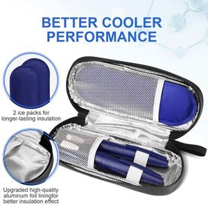SJ Factory Customized Waterproof Material Insulated Cooler Bags Medication Storage Diabetic Ice Packs Insulin Travel Case - Product Image 6