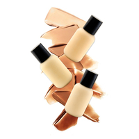 Fond de Teint Liquide Matifiant Hydratant Couvrant et Imperméable de Qualité Supérieure, Longue Tenue, Teinte Foncée, Vente en Gros, Marque Privée