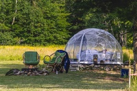 Tente dôme transparente en plastique, livraison gratuite, 12 pieds, pour jardin