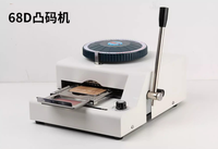 Machine de codage manuelle DIY, presse à chaud pour lettres et chiffres, imprimante à plat, codeur à embossage pour casquettes, embosseur de cartes PVC, nouveau modèle pour cuir