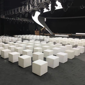 Venta al por mayor de plástico PE LED club nocturno taburete bar silla barra de luz silla <span class=keywords><strong>cubo</strong></span> asiento <span class=keywords><strong>cubo</strong></span> silla - Product Image 1