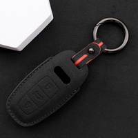 Housse de protection pour clé de voiture à distance en cuir pour Audi A3 A4 A6 A7 A8 B9 C8 D5 4K S8 Q7 Q8 SQ8, accessoires de voiture