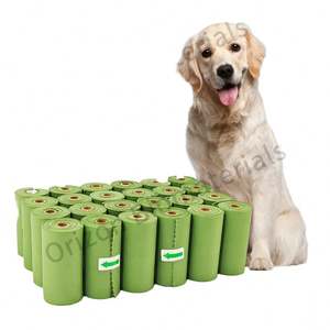Eco-Friendly Compostable Corn <b>Starch</b> Puppy Poop Waste <b>Solution</b> Biodegradable Pet Disposal Bags for Dogs Eco-Friendly Plastic - Product Image 2