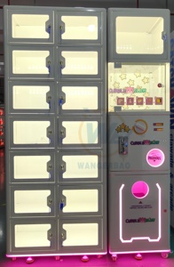 WANGERBAO Distributeur automatique de capsules Gacha personnalisable, avec casiers à surprises à monnayeur et système de paiement centralisé pour casiers à prix - Product Image 4