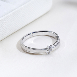 Anillo de compromiso Messi Jewelry MSR-2168 de 18k con diamantes cultivados en laboratorio de corte corazón en varios colores. - Product Image 6