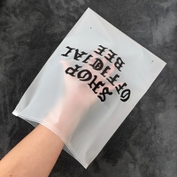 Sac à fermeture éclair en plastique Emballage personnalisé imprimé PVC PE Sac T-shirt Vêtements Vêtements Emballage Curseur Sac à fermeture éclair