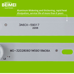 Phổ Đèn Nền Tv 32 Inch 6led <span class=keywords><strong>3V</strong></span> Tv <span class=keywords><strong>Led</strong></span> Bar MG-32D280601W59018M36A Tv Dải Đèn Nền - Product Image 3