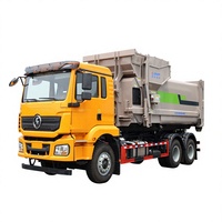 Camion de collecte et de transfert de déchets Shacman HOWO 18-25 tonnes avec bras articulé à crochet, robuste, fabriqué en Chine