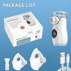 FITCONN Mseh Nebulizadores Digital Ultrasonic Medical Handheld Nebulizador Portátil Recarregável para Crianças e Adultos - Product Image 4