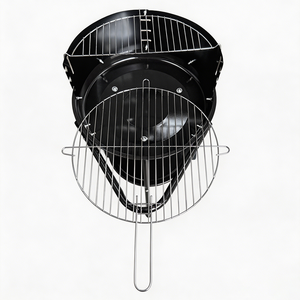 Multi-functional Double Layer <strong>Charcoal</strong> <strong>Kettle</strong> <strong>BBQ</strong> Grill with Warming Rack for Outdoor Garden Family <strong>BBQ</strong> - Product Image 3