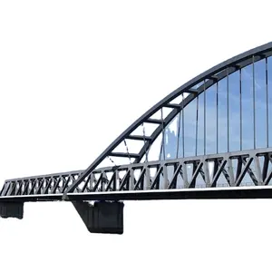 高强度预制大跨度钢结构人行便携式钢桥双桁贝雷桥