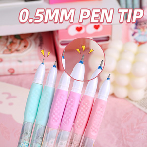 Stylos de gel effaçables de dessin animé créatif 0.5mm <span class=keywords><strong>stylo</strong></span> rouleau fonction d'essuyage beaux étudiants de conception d'anime - Product Image 5