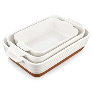Plat à four rectangulaire en céramique durable, revêtement céramique <span class=keywords><strong>de</strong></span> 0,7 mm d'épaisseur, écologique, pour <span class=keywords><strong>gratin</strong></span>, idéal pour la maison moderne - Product Image 1