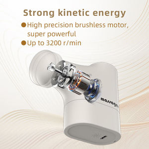 Pistola de Masaje de Bolsillo al por Mayor, Mini Masajeador de Percusión Compacto para Tejido Profundo con Múltiples Cabezales para Mujeres y Hombres, Regalo de Viaje - Product Image 6