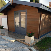 EASYGREEN Série E – Abri de jardin moderne en WPC, abri à outils extérieur, abri préfabriqué pour appartement, hall, chambre, parc – Facile à installer