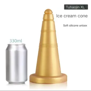 Plug anal électrique en forme de cône avec contrôle par bouton, <span class=keywords><strong>gode</strong></span> anal pour la masturbation adulte - Product Image 6