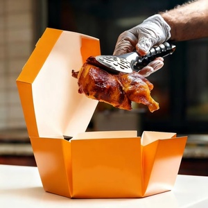 <span class=keywords><strong>Caja</strong></span> <span class=keywords><strong>Hexagonal</strong></span> para Comida para Llevar de Pollo Kabsa de Oriente Medio, Apta para Alimentos, para Restaurantes, Empaque de Almuerzo - Product Image 4