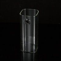 Vase en verre borosilicate de haute qualité, vase mural moderne minimaliste