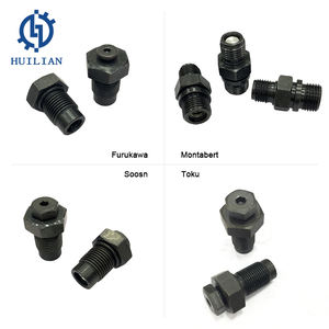 Interruptor hidráulico N2 Válvula de carga de <span class=keywords><strong>Gas</strong></span> nitrógeno para NPK DMB UB HM BRH Kit de cargador excavadora Rock Breaker martillo repuestos - Product Image 2