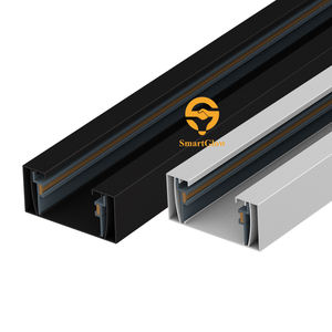 블랙 화이트 현대 LED 트랙 라이트 레일 상업용 2/3/4 와이어 조명 스트립 몰 응용 프로그램 알루미늄 바디 액세서리 - Product Image 4