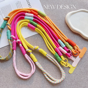 Étui de téléphone portable réglable de couleur vive sangle de sac sangle détachable support de sangle de Smartphone bandoulière <span class=keywords><strong>collier</strong></span> de lanière de téléphone - Product Image 3