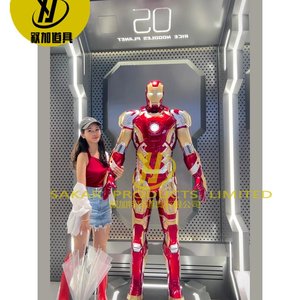 Statue <span class=keywords><strong>Marvel</strong></span> <span class=keywords><strong>Comics</strong></span> <span class=keywords><strong>Iron</strong></span> <span class=keywords><strong>Man</strong></span> MK50 Lumineuse 1:1 Avengers, Décoration de Sol Super-Grande, Magnifique Pyramide Musicale - Product Image 6