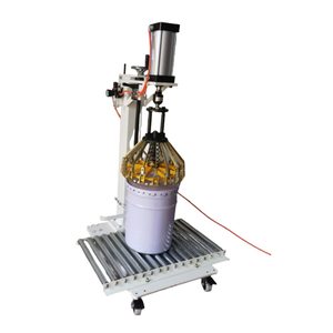 Machine de capsulage d'étanchéité de couverture de <span class=keywords><strong>panier</strong></span> de fleurs pneumatique semi-automatique Baril en métal Boissons Industries chimiques Ferme Applicable - Product Image 2