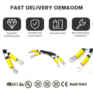 Кабельные сборки UL10269 6AWG с кольцевыми клеммами для электроники и бытовой техники, промышленные кабельные сборки для управления новой энергетикой - Product Image 4