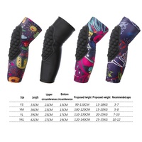 Enfants jeunesse EVA nid d'abeille AAnti-collision genouillères et coussinets pour basket-ball volley-ball Protection de sécurité équipements sportifs