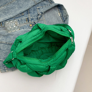 New Nylon Women's Large Capacity Lightweight Shoulder Crossbody Tote <b>Bag</b> Space Cotton Woven With Nylon Tanjing - Product Image 3