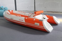 Norvège conception 3.9m coque rigide gonflable côtes bateau 390 fibre de verre PVC Hypalon Sport Yacht dérive pêche à vendre