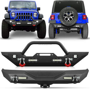 <span class=keywords><strong>Prix</strong></span> d'usine OEM tout-terrain pare-chocs avant et arrière Combo Fit 2018-2024 <span class=keywords><strong>Jeep</strong></span> <span class=keywords><strong>Wrangler</strong></span> JL JLU <span class=keywords><strong>Unlimited</strong></span> équipé d'une plaque de treuil - Product Image 1