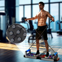 Planche d'exercices multifonctionnelle pour pompes, équipement d'entraînement pour les muscles pectoraux, planche pliable pour pompes