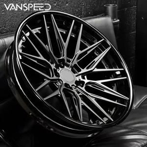 Cerchi in Lega di Alluminio Forgiato GS, Multirazza, 17 18 19 20 21 22 24 Pollici, Nuovi Neri per Auto Sportive di Lusso - Product Image 4