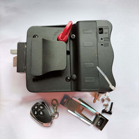 Cerradura electrónica de metal para coche, dispositivo de cierre inteligente con contraseña y huella dactilar, con control remoto