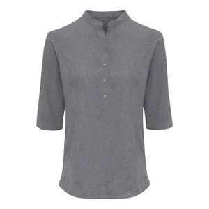 Tunique en lin aspect vigne, merchandising professionnel - Product Image 4