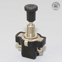 Interrupteur poussoir-tirette 12VDC 10A à filetage 7MM SPST 2 broches ON-OFF, interrupteur automatique poussoir-tirette pour lève-vitre, directement du fabricant OEM