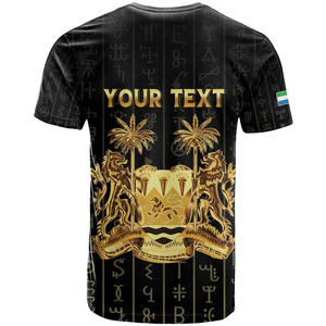 Camiseta Personalizada de Sierra Leona con Estampado del Alfabeto Vai, Camiseta de Alta Calidad para Hombre, Proveedor Popular - Product Image 2