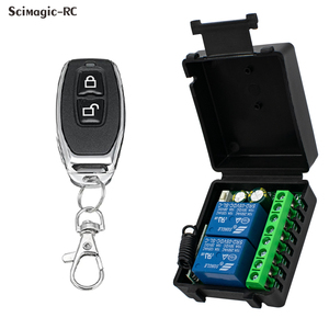 2 Gang Wireless <strong>Remote</strong> <strong>Control</strong> <strong>Switch</strong> 433Mhz 2CH Controller Relay Receiver for Lamp Pump Motor Light Door DC 6V-30V - Product Image 1