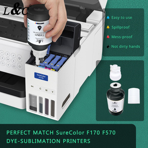 T49M1 T49M2 T49M3 T49M4 Tinta de sublimación de botella de inyección de tinta a granel compatible para impresora <span class=keywords><strong>Epson</strong></span> Surecolor <span class=keywords><strong>F170</strong></span> F570 - Product Image 5