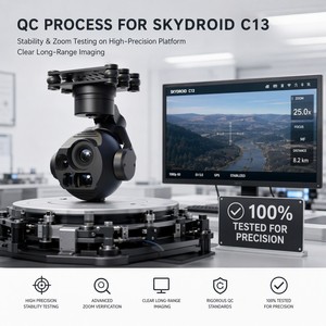 Caméra thermique à double éclairage C13 haute performance avec suivi automatique pour la surveillance de sécurité (vente en gros) - Product Image 3