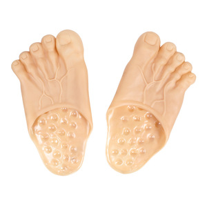 Vente en gros de pantoufles drôles pour Halloween, chaussures simulant de gros pieds nus, fée parodie, <span class=keywords><strong>Hulk</strong></span>, chaussures à cinq doigts, accessoires de fête - Product Image 1