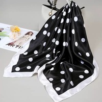 Nouveau Foulard Carré de Luxe Haut de Gamme pour Femme 90x90, Grande Écharpe Ethnique Printemps-Automne Style Haute Couture